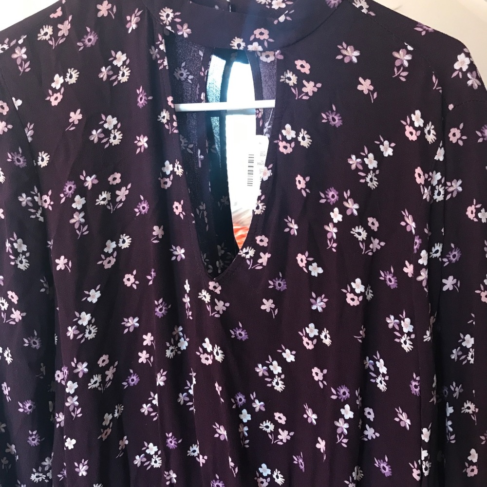 Floral Choker Romper